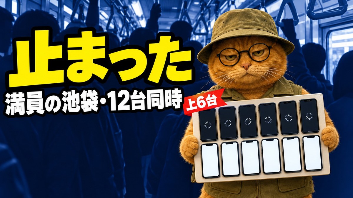 山手線一周・12回線同時実測のアイキャッチ