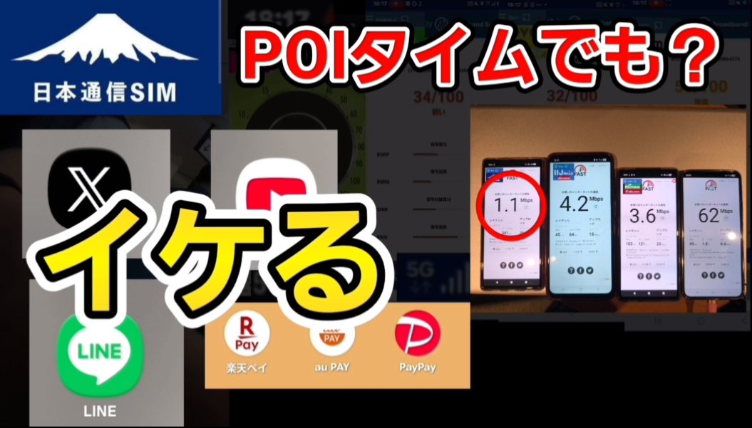 ポイタイムでもX・YouTube・LINE・PayPayはイケる
